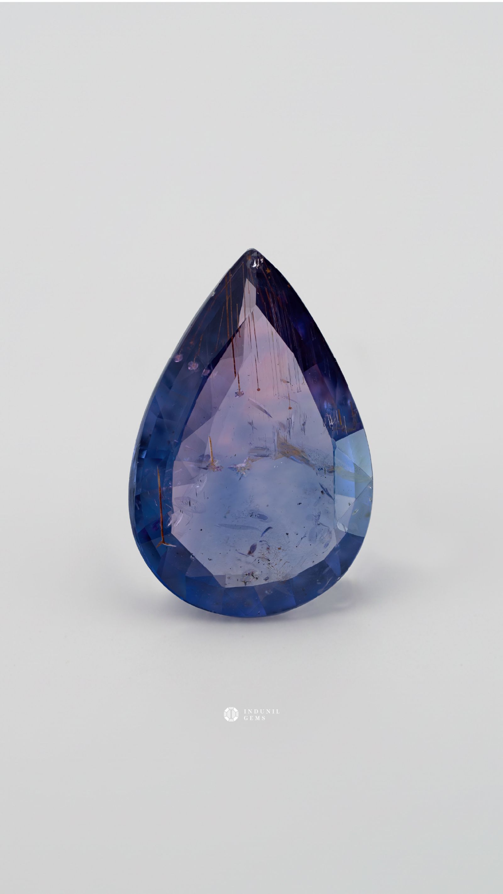 Bi-colour Blue & Red Sapphire
