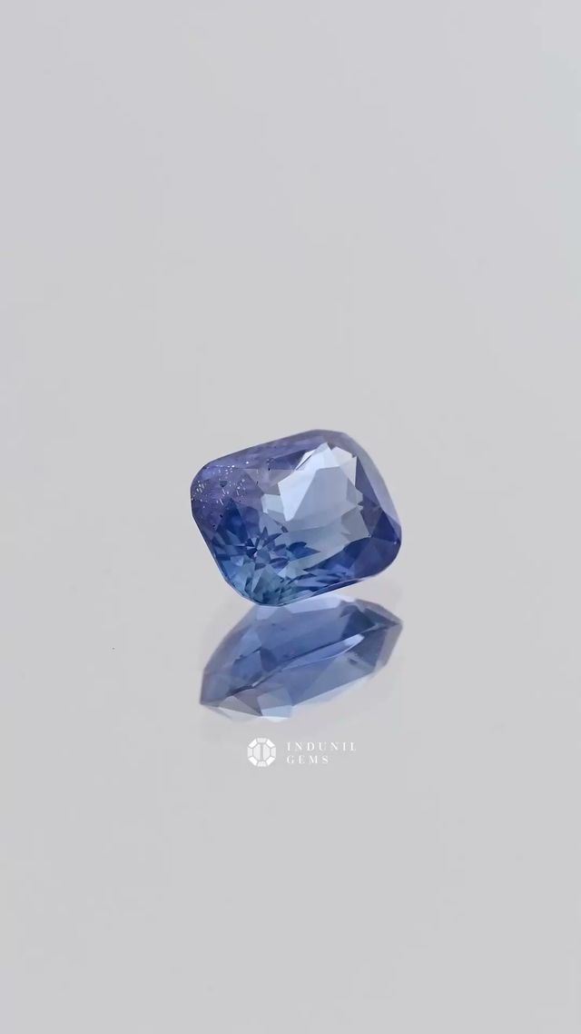 Natural Blue Sapphire, Cushion