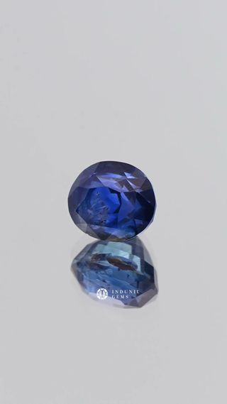 Natural Blue Sapphire, Oval thumbnail 3