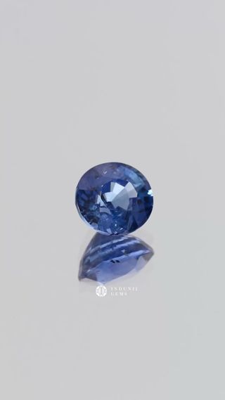 Natural Blue Sapphire, Round thumbnail 2