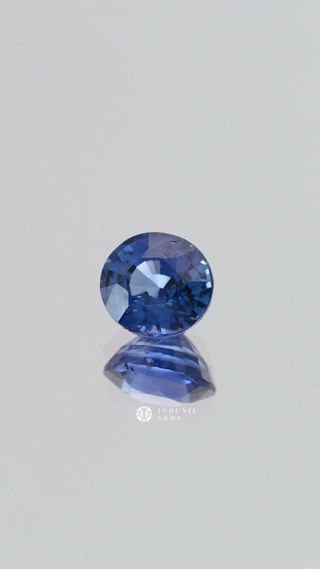 Natural Blue Sapphire, Round thumbnail 3